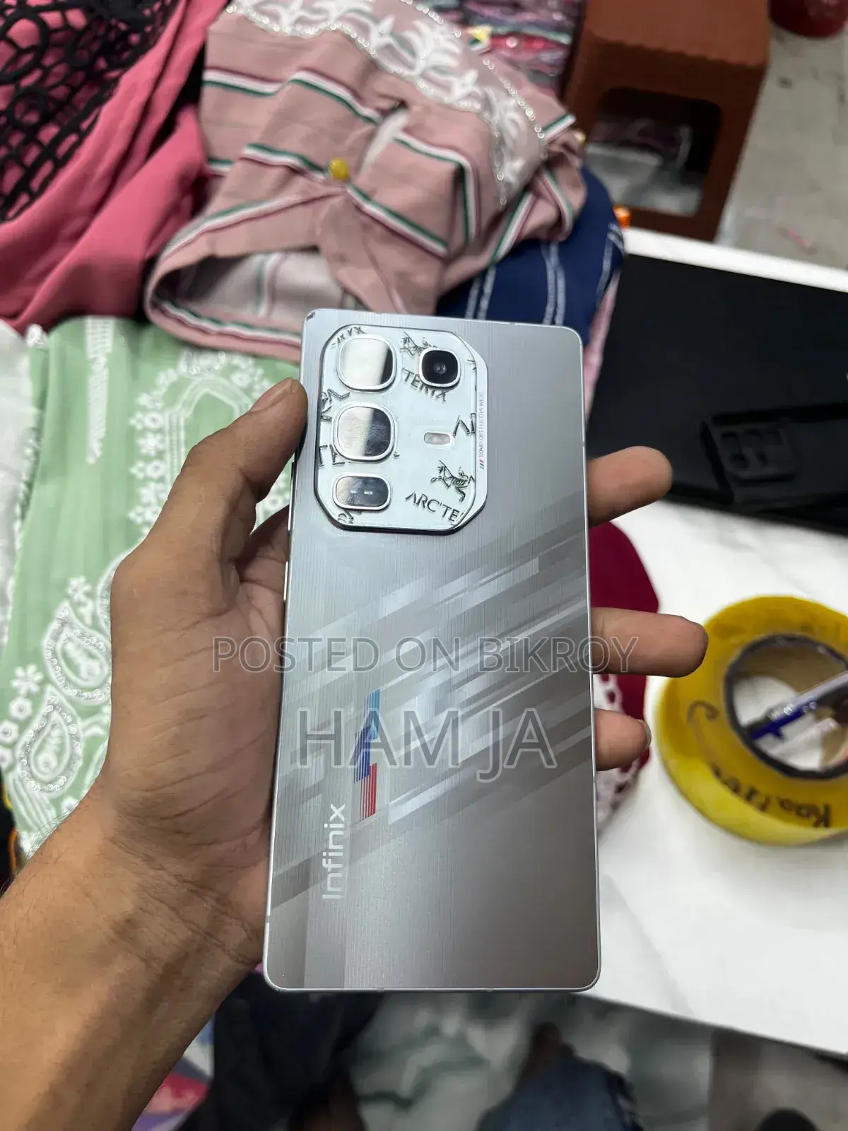 ইনফিনিক্স নোট ৫০ প্রো ২৫৬ জিবি সিলভার