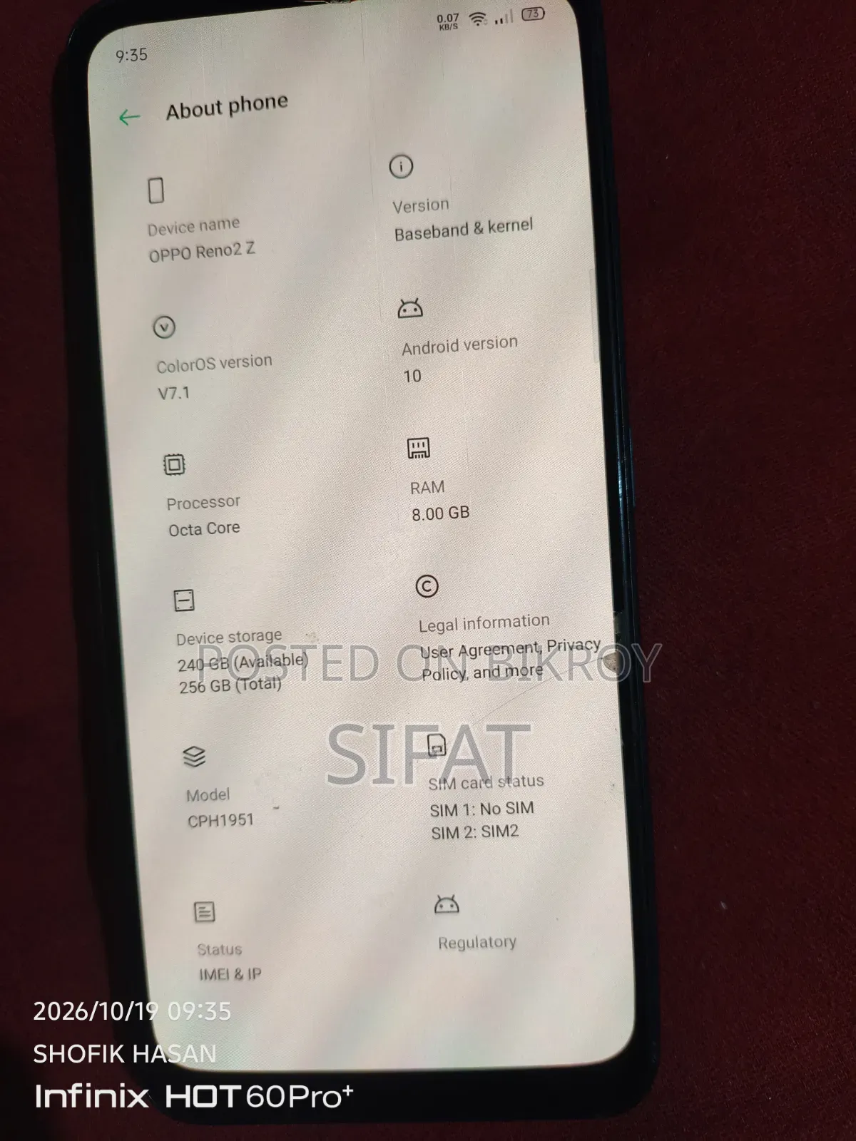 Oppo Reno 2Z 256 GB