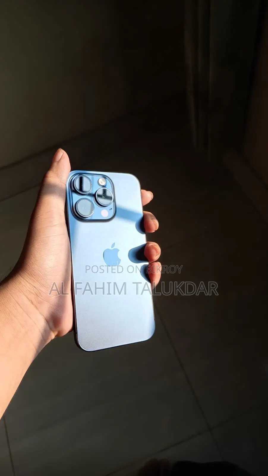 অ্যাপল আইফোন ১৫ প্রো ১২৮ জিবি ব্লু