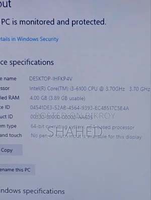 Gigabyte GA-H110MSTX-HD3-ZK 4GB Intel Core i3 SSD 128GB