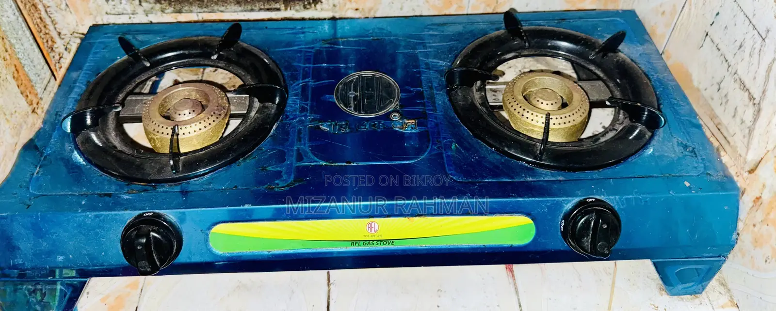 RFL Double Burner Gas Stove Non Auto