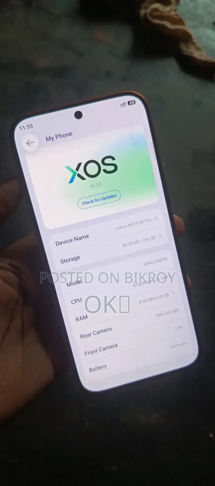 ইনফিনিক্স নোট ৬০ প্রো ২৫৬ জিবি গোল্ড