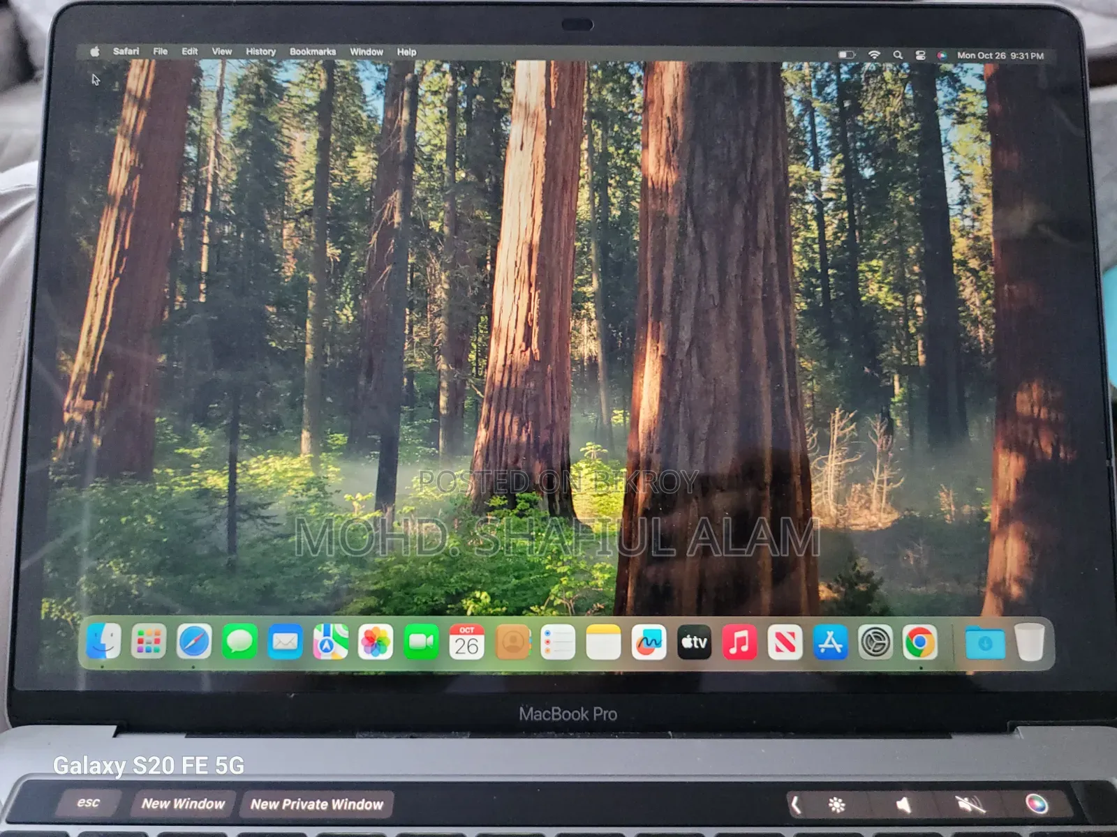 Laptop Apple MacBook 2019 16GB Intel Core i7 SSD 256GB