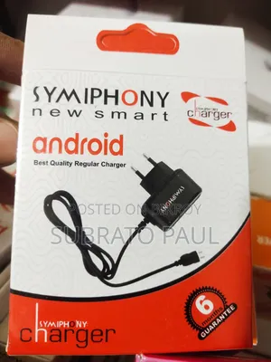 Symphony Button Phone Charger Micro USB Fixed Cable to Micro(B)