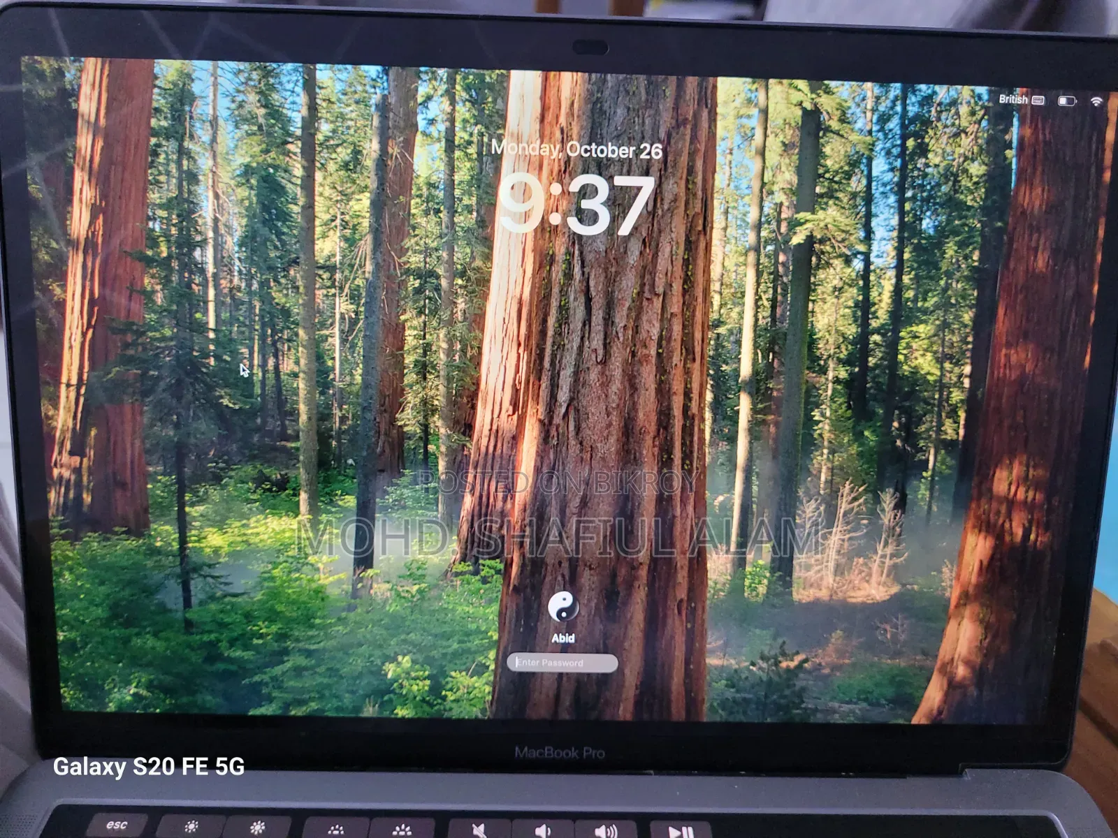 Laptop Apple MacBook 2019 16GB Intel Core i7 SSD 256GB