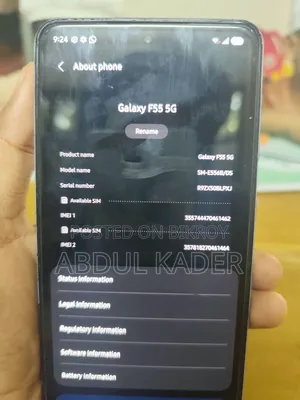 Samsung Galaxy F55 256 GB Black