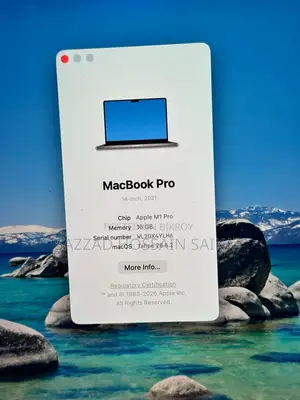 Laptop Apple MacBook Pro 2021 M1 16GB Apple M1 Pro SSD 1TB