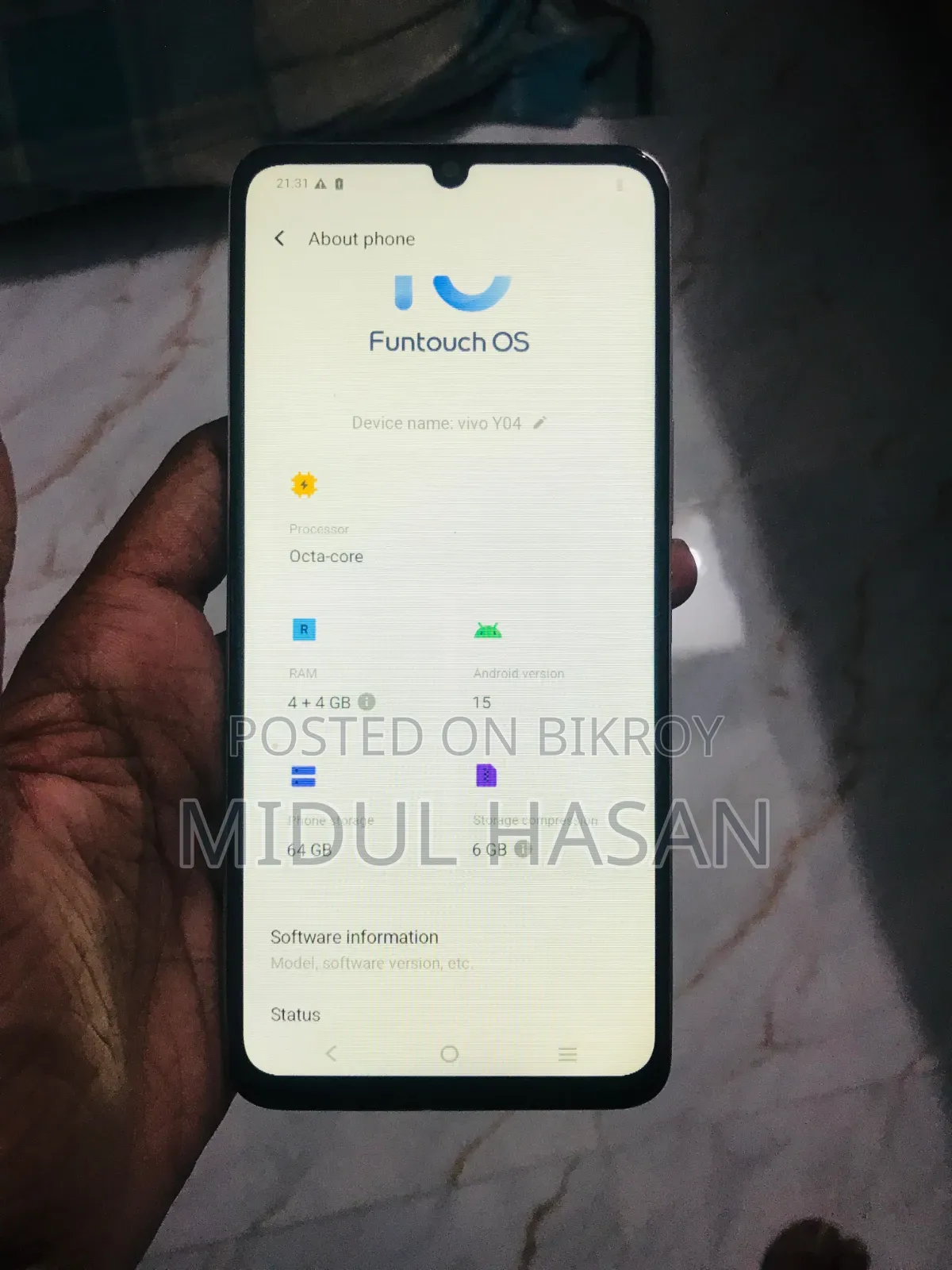 Vivo Y04 64 GB