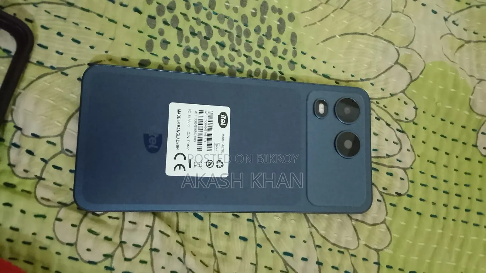 New Itel A200+ 64 GB Black