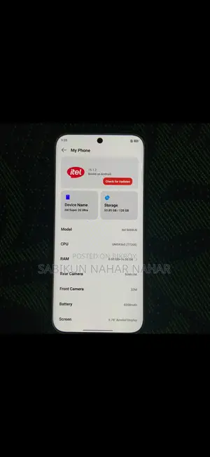 Itel S26 Ultra 128 GB White