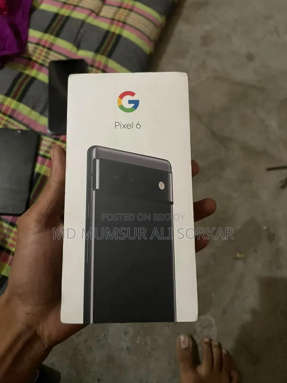 গুগল পিক্সেল ৬ ১২৮ জিবি কালো