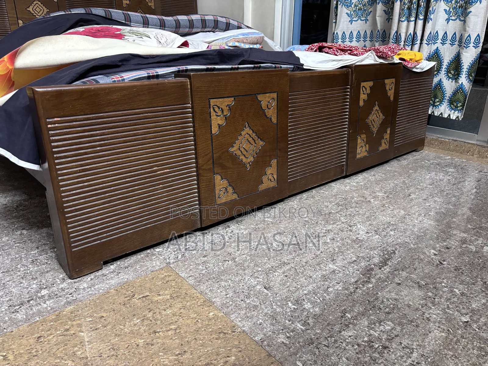 Malaysian Wooden Bed for Sale