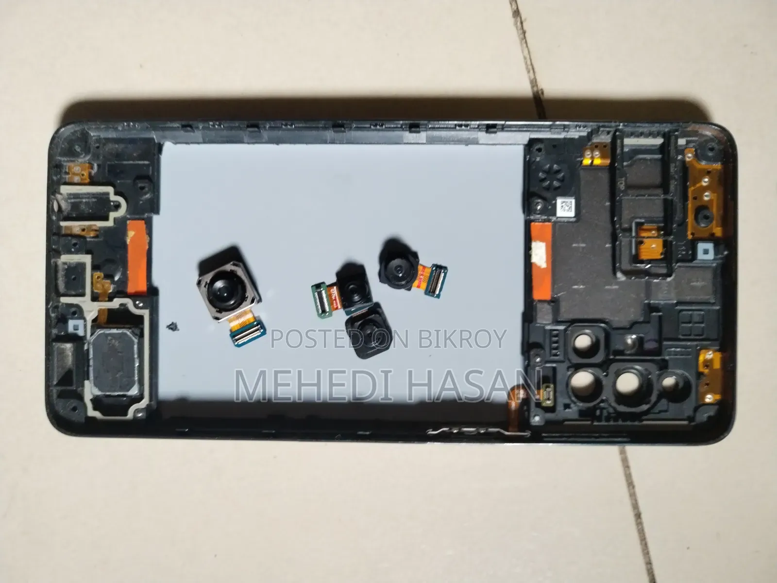 Samsung M51 Original Set Open Display With Battery and Camera Setup