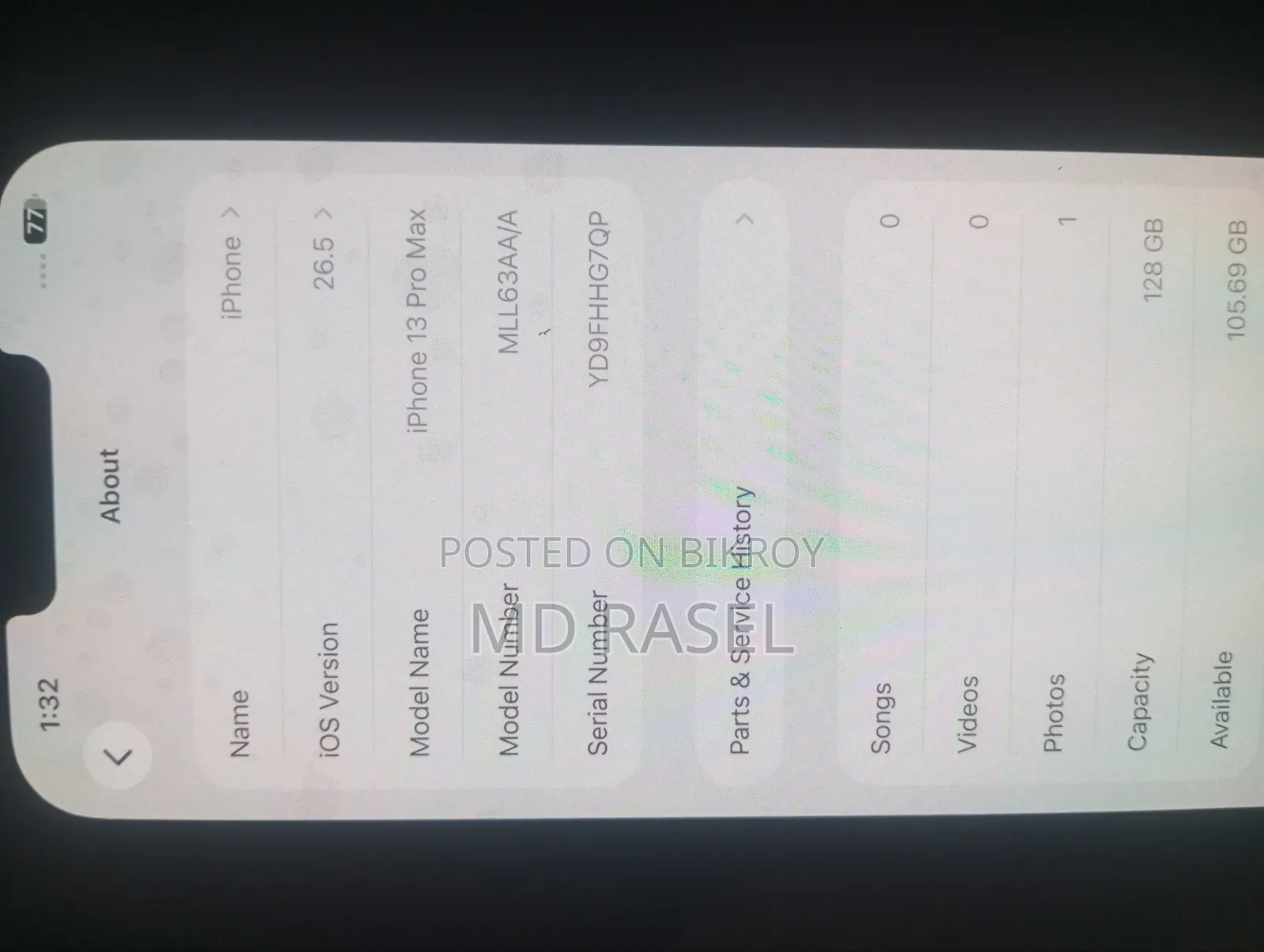 Apple iPhone 13 Pro Max 128 GB Black