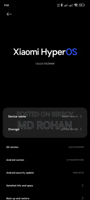 Xiaomi Redmi Note 11 64 GB Purple