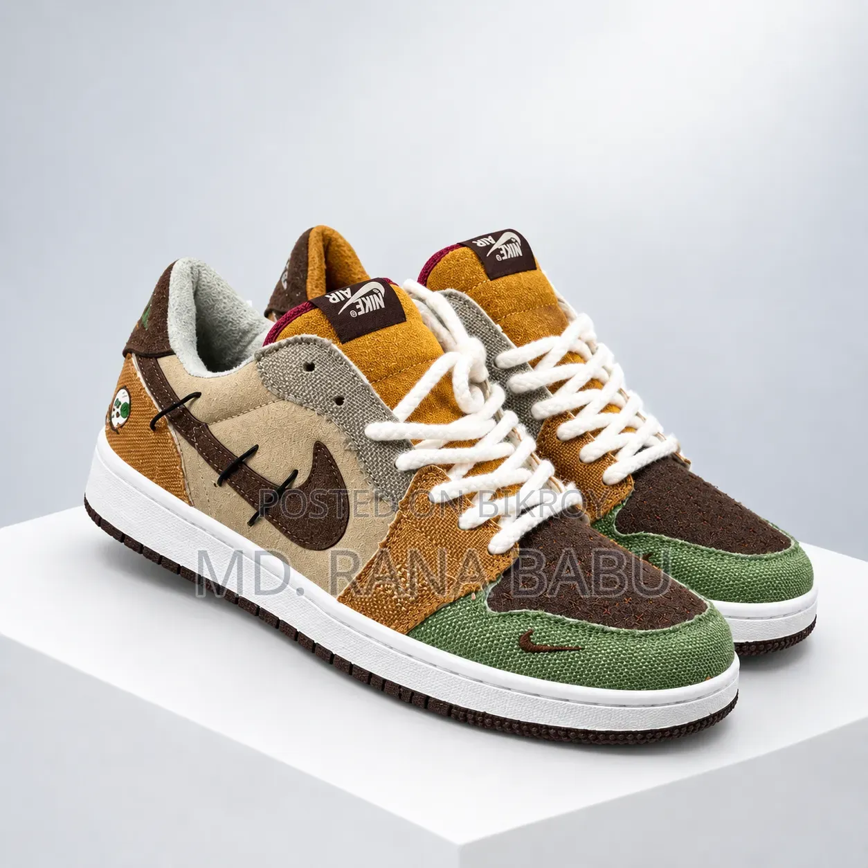 Air Jordan 1 Retro Low OG "Zion Williamson Voodoo".(JD006) স্নিকার্স