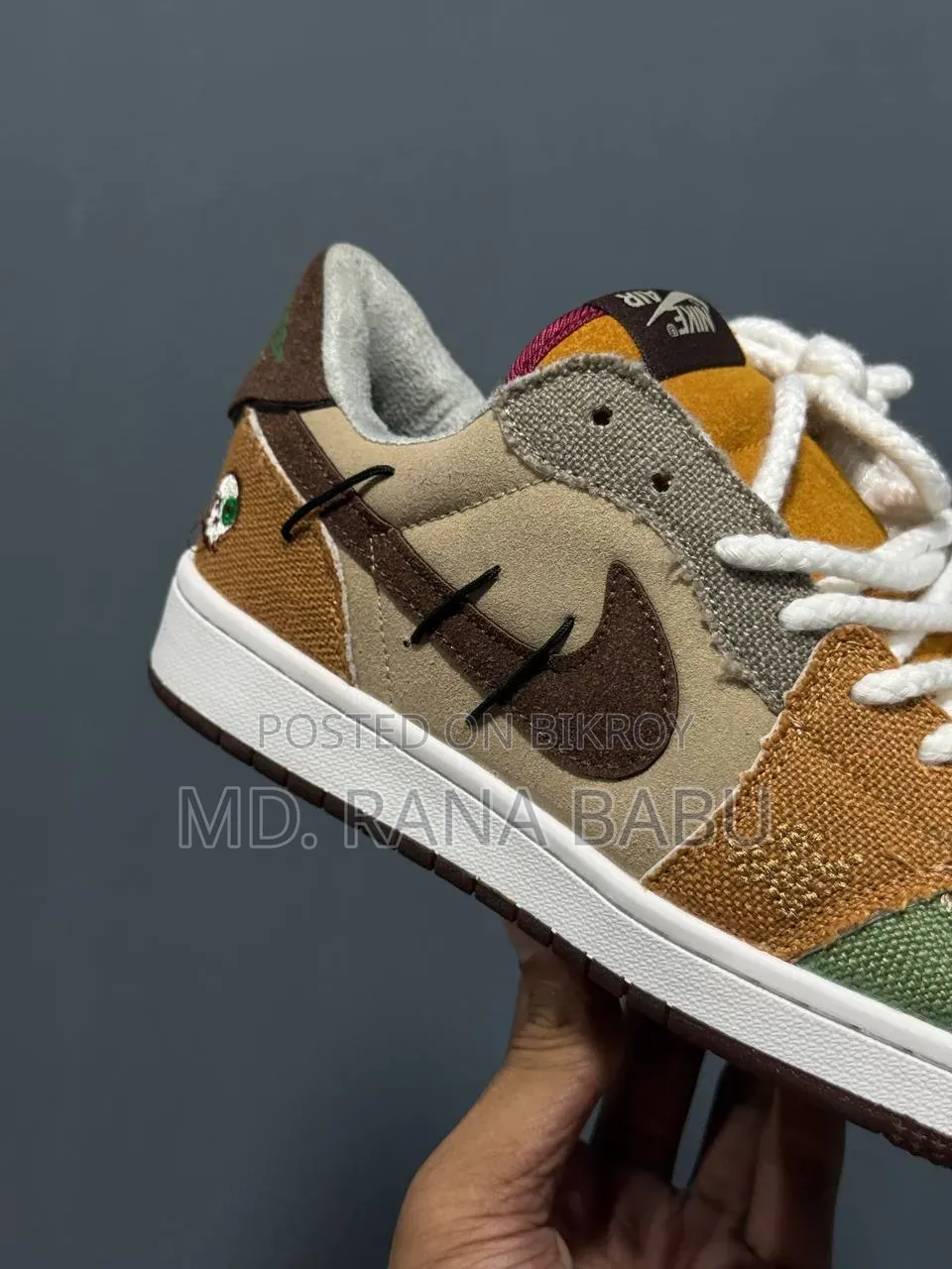 Air Jordan 1 Retro Low OG "Zion Williamson Voodoo".(JD006) স্নিকার্স