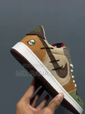 Air Jordan 1 Retro Low OG "Zion Williamson Voodoo".(JD006) স্নিকার্স
