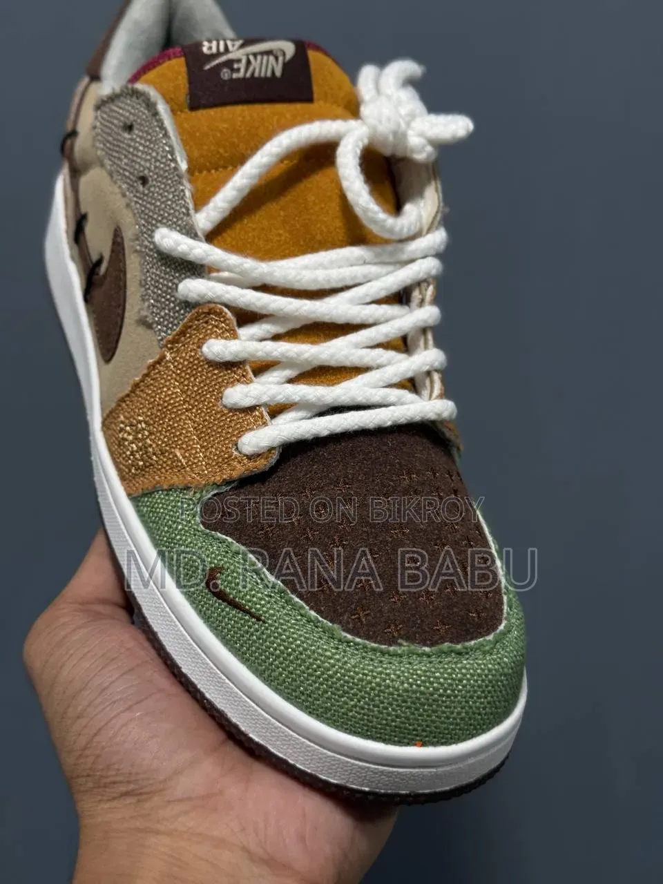 Air Jordan 1 Retro Low OG "Zion Williamson Voodoo".(JD006) স্নিকার্স