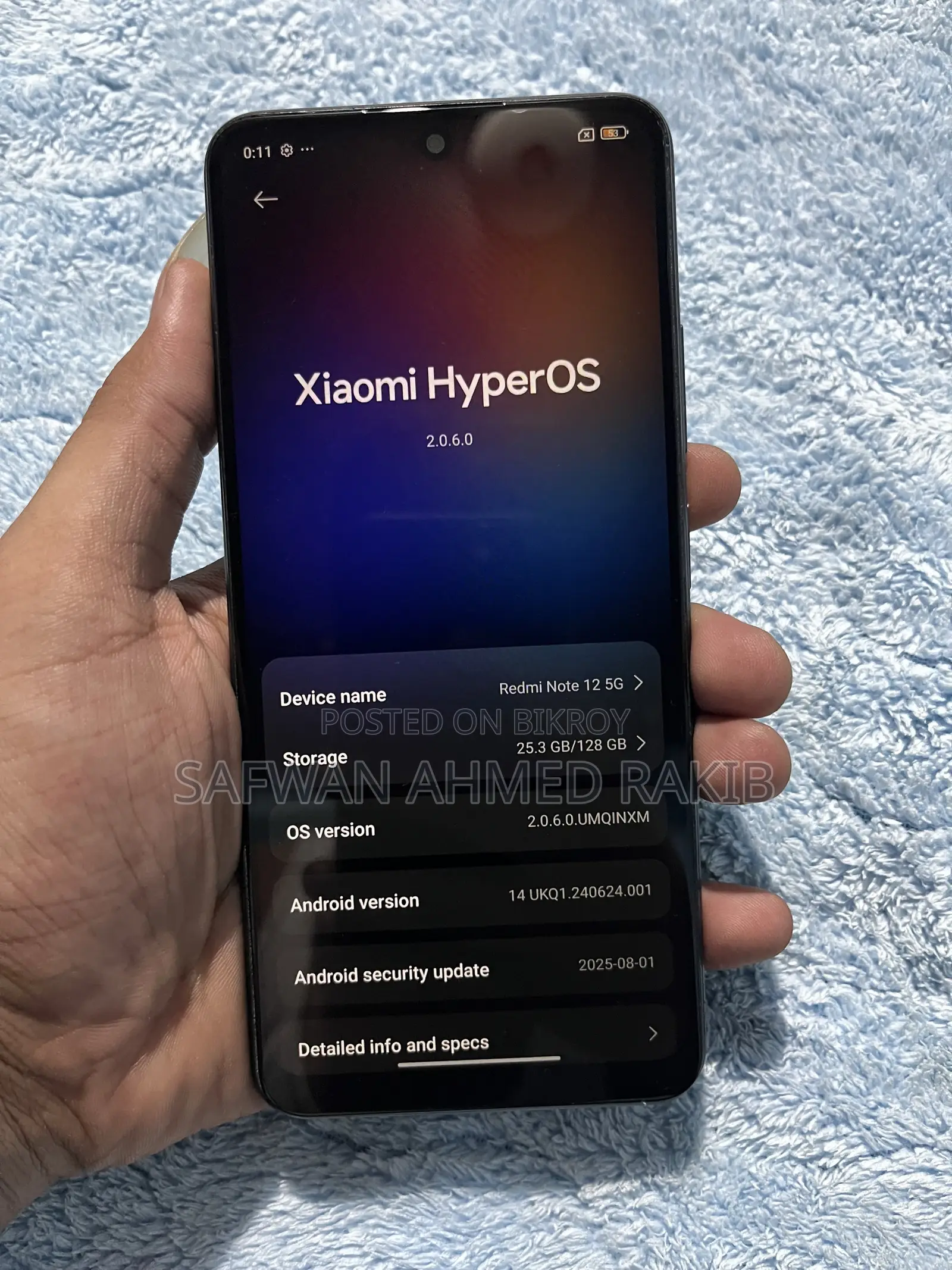 Xiaomi Redmi Note 12 128 GB Blue