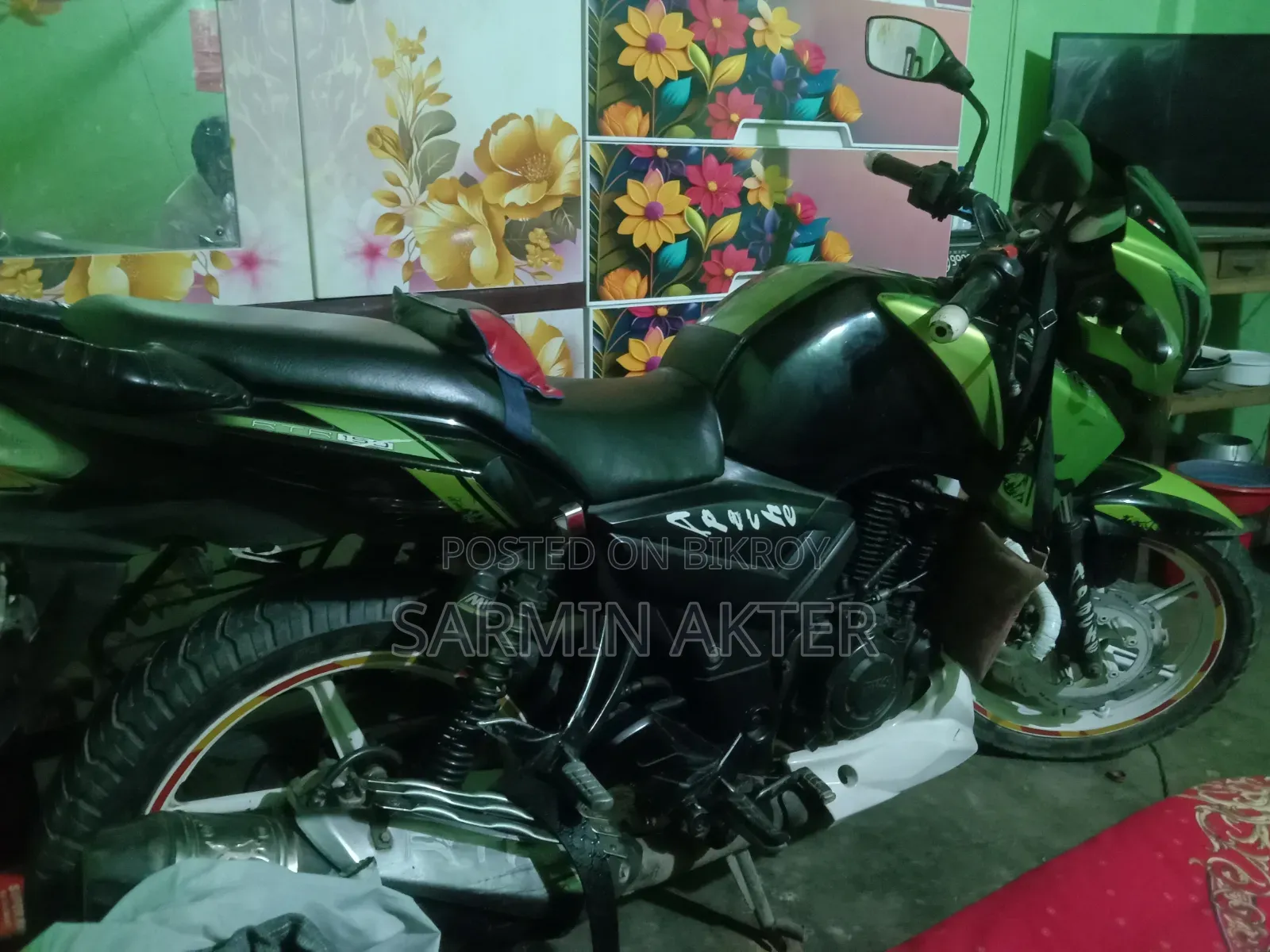 TVS Apache RTR 160 2V 2014 Green