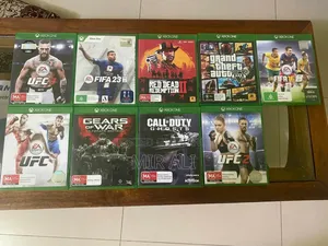 X Box One and 10 Discs for Sale