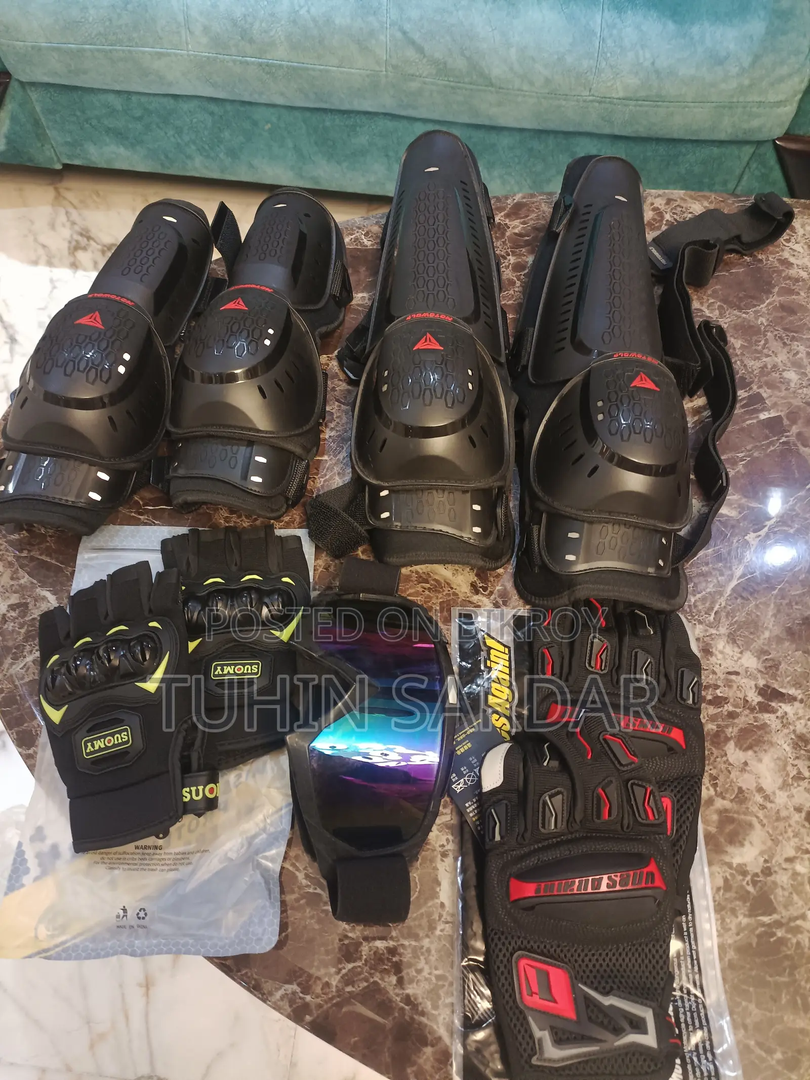 Bike travel safety equipment will be sold.