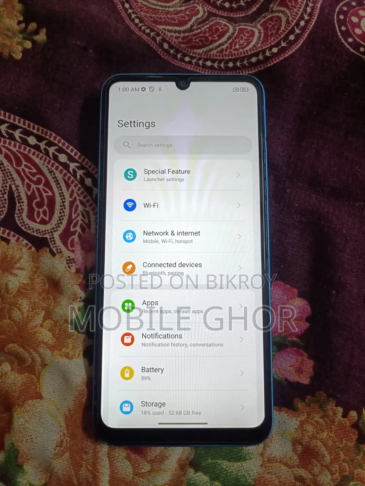 Symphony ATOM 5 64 GB Graphite