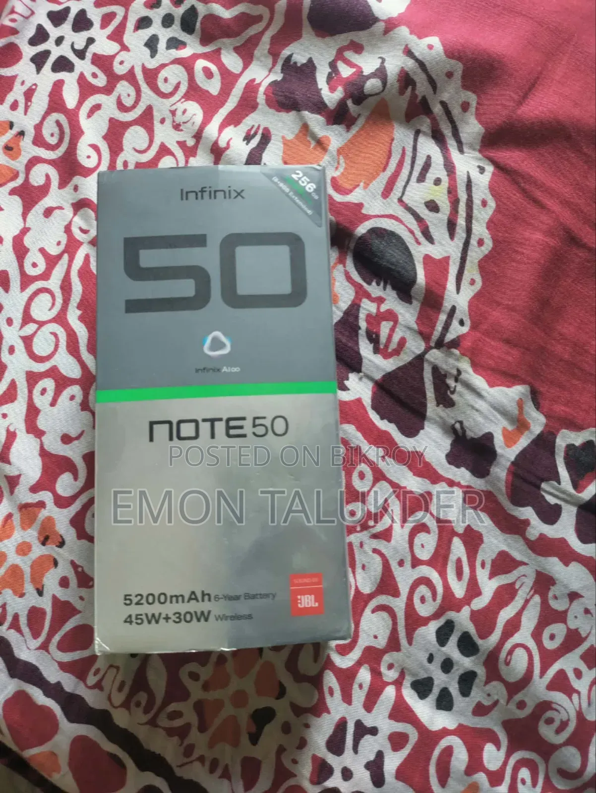 Infinix Note 50 4G 256 GB Gray