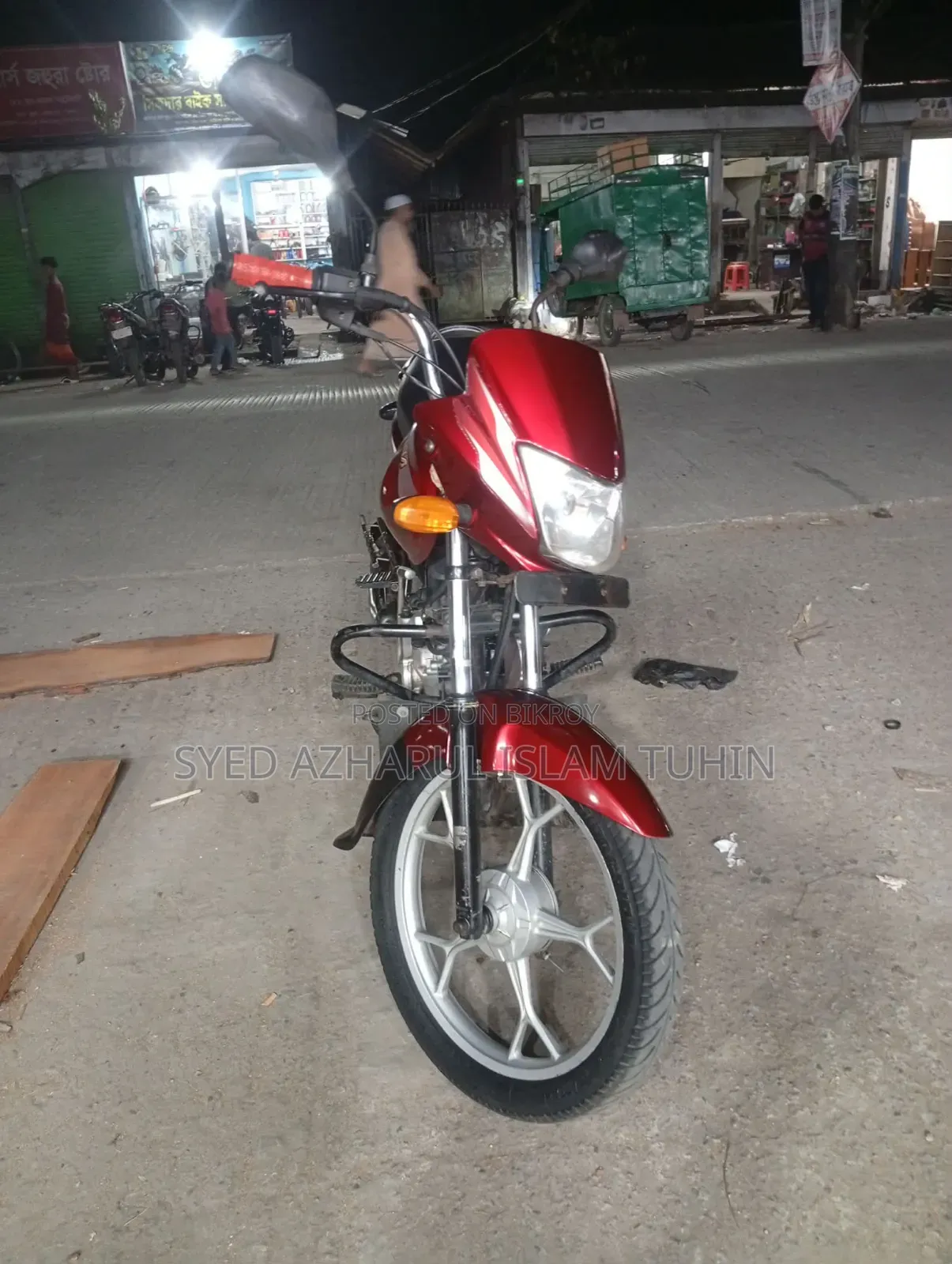 Bajaj Platina ES 2018 Red
