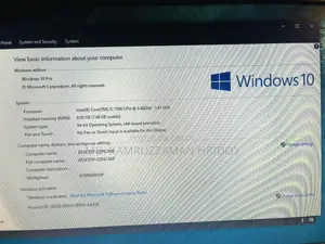 Desktop Computer HP ProDesk 600 G3 8GB Intel Core i5 HDD 1T
