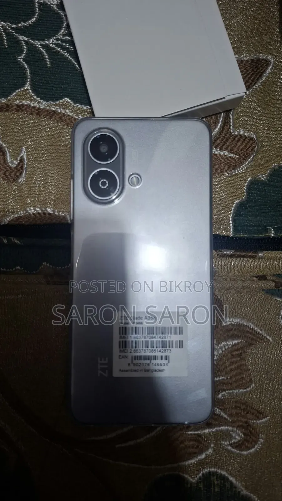 New ZTE A35 12 GB Gray
