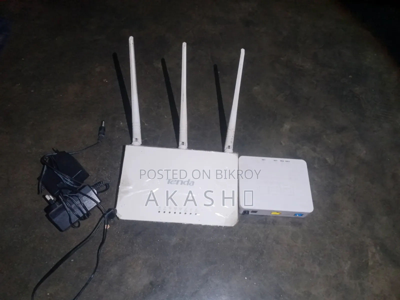 Tenda F3 Interface And ONU (Router And Onu)