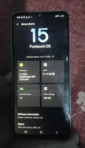 Vivo Y100 128 GB Blue