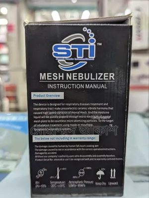 S T I Mesh Nebulizer Insruction Manual 1 Year Warrnty