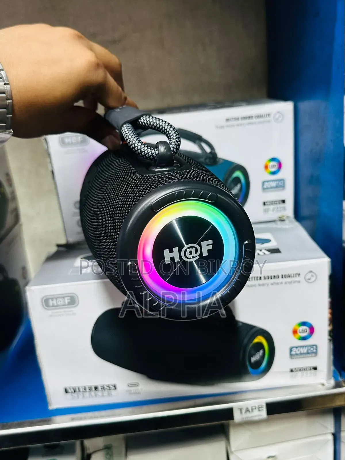 H&F Branded Wireless (Bluetooth) Speaker (P-3665)