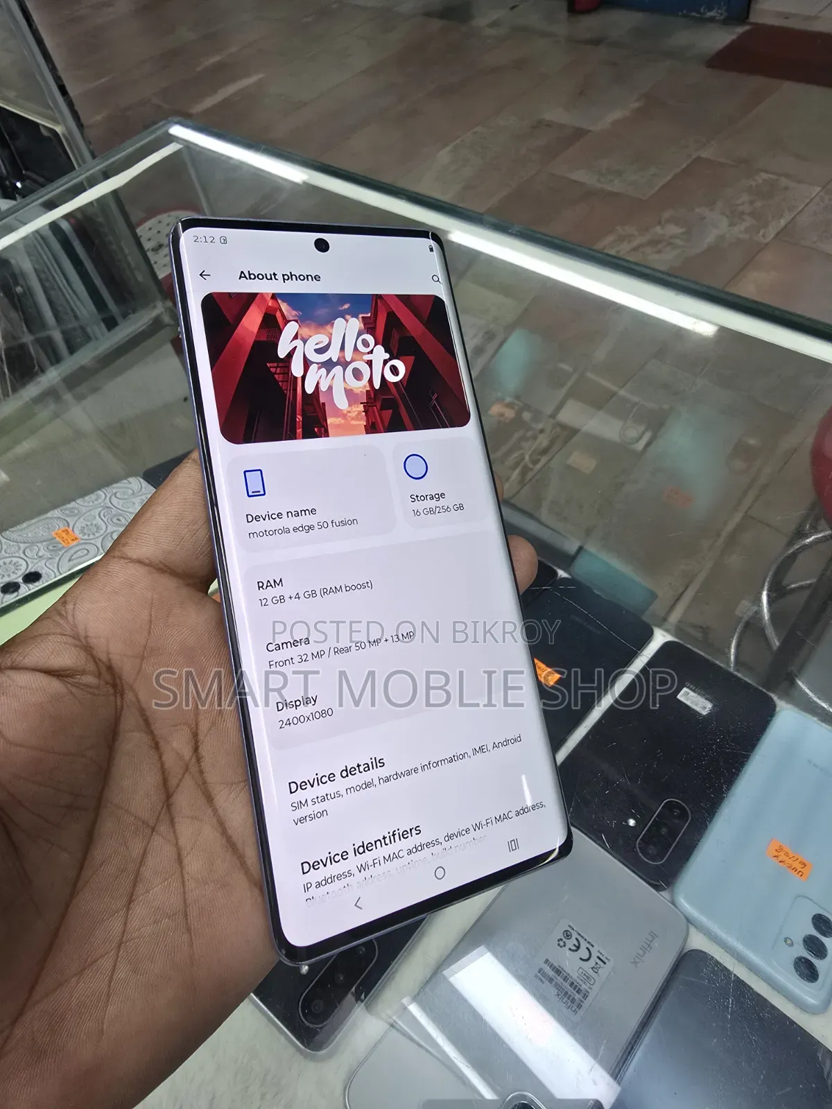 Motorola Edge 50 Fusion 256 GB Gray