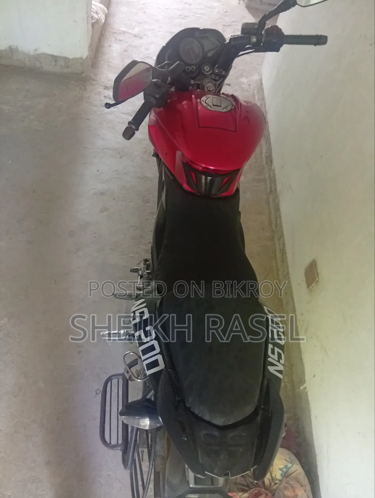 বাজাজ পালসার এনএস ১৬০ ২০১৯ লাল