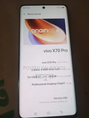 Vivo X70 Pro 256 GB Black