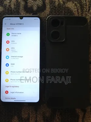 Symphony ATOM 5 64 GB Black