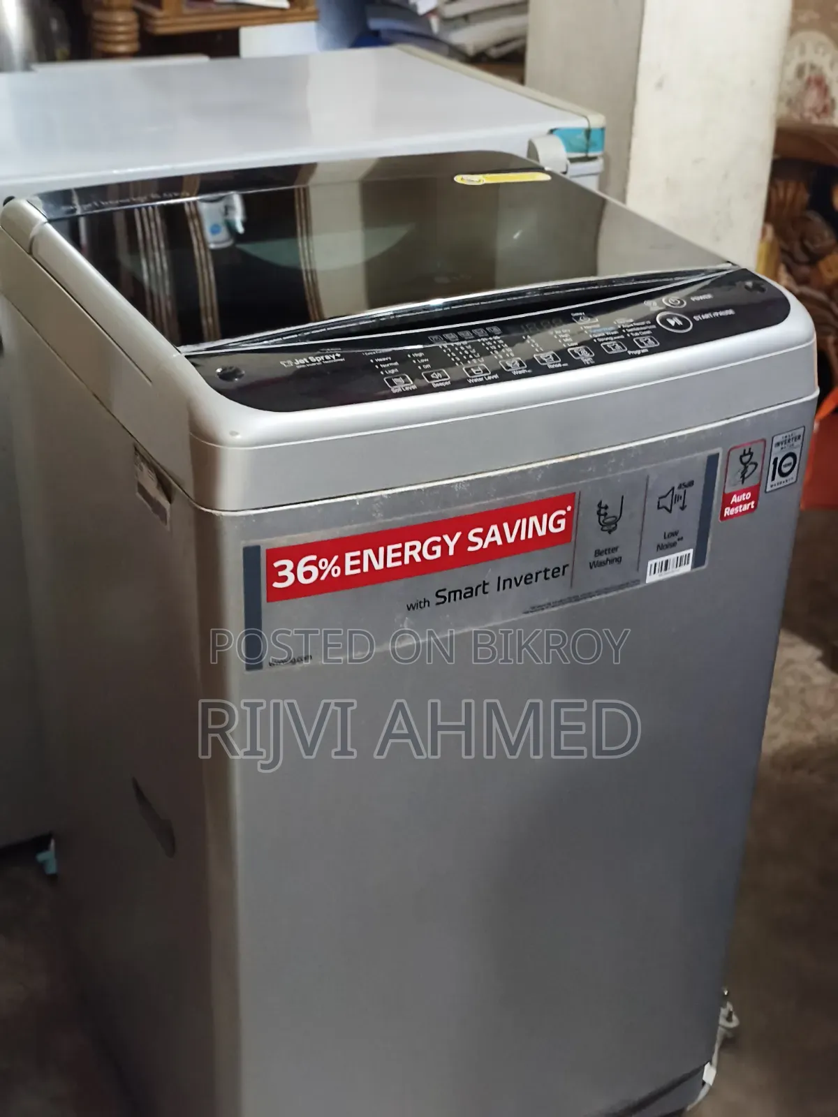 LG 8kg Automatic Washing Machine With Smart Inverter