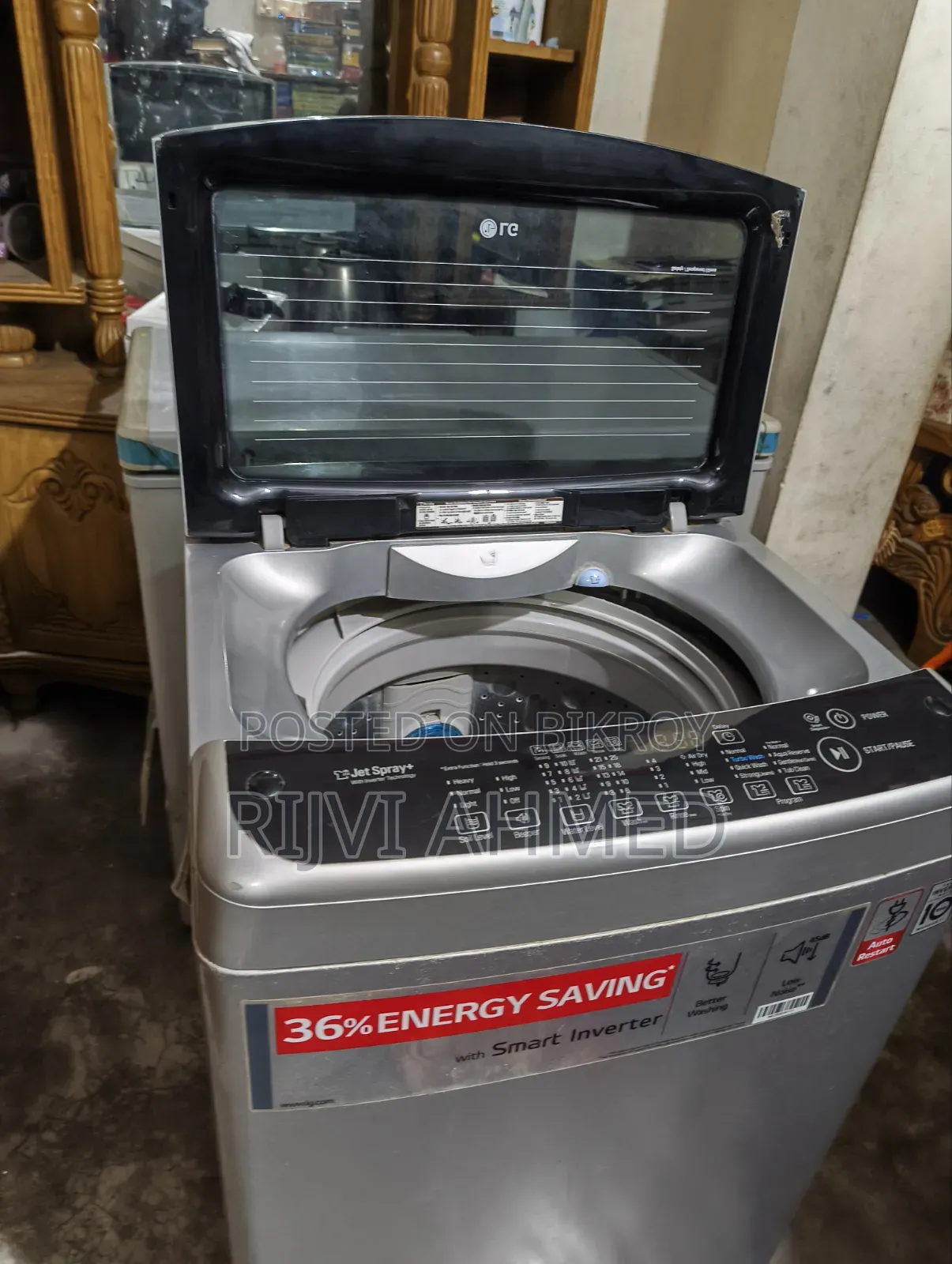 LG 8kg Automatic Washing Machine With Smart Inverter