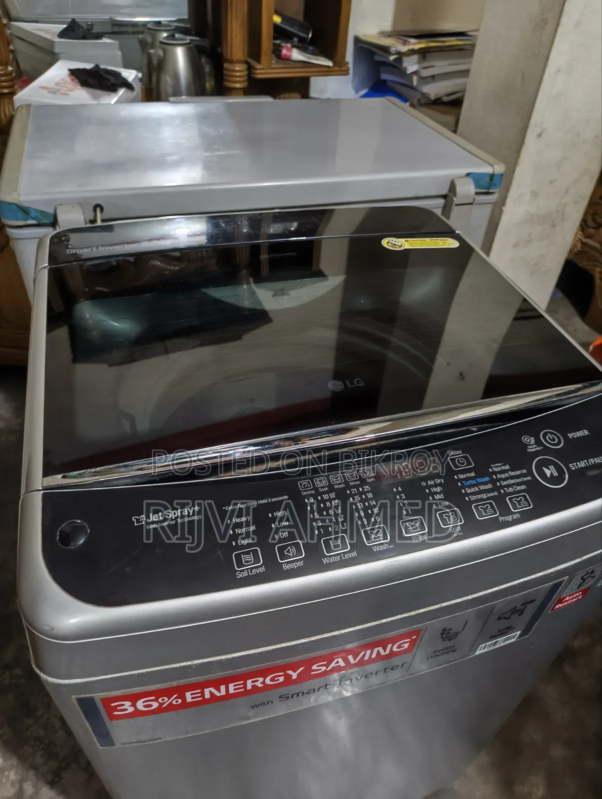 LG 8kg Automatic Washing Machine With Smart Inverter