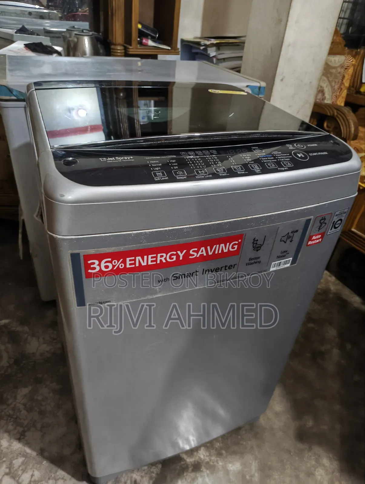 LG 8kg Automatic Washing Machine With Smart Inverter