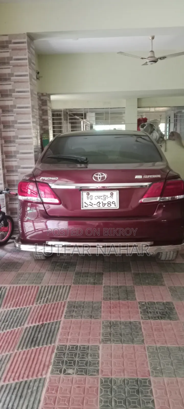 Toyota Premio 2008 Maroon