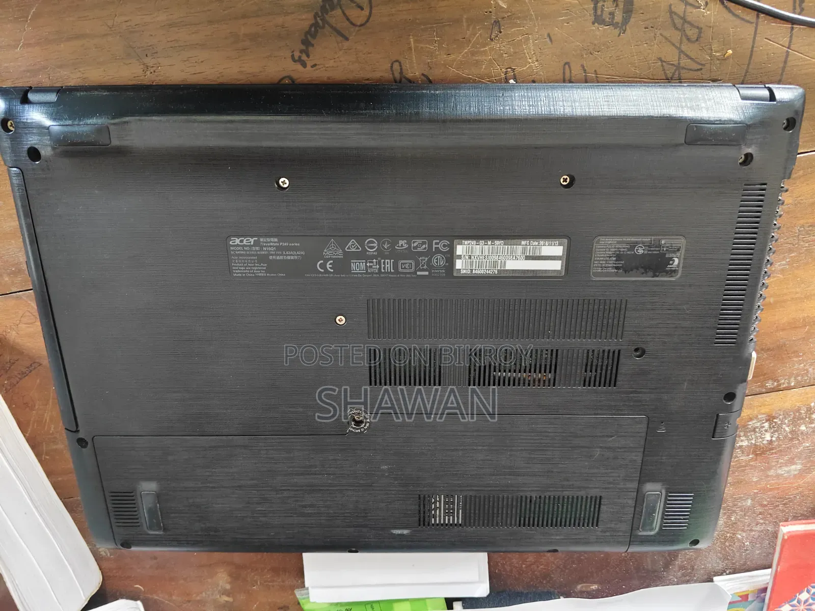 Acer TravelMate P2 4GB RAM Intel Core i5 256GB SSD Laptop