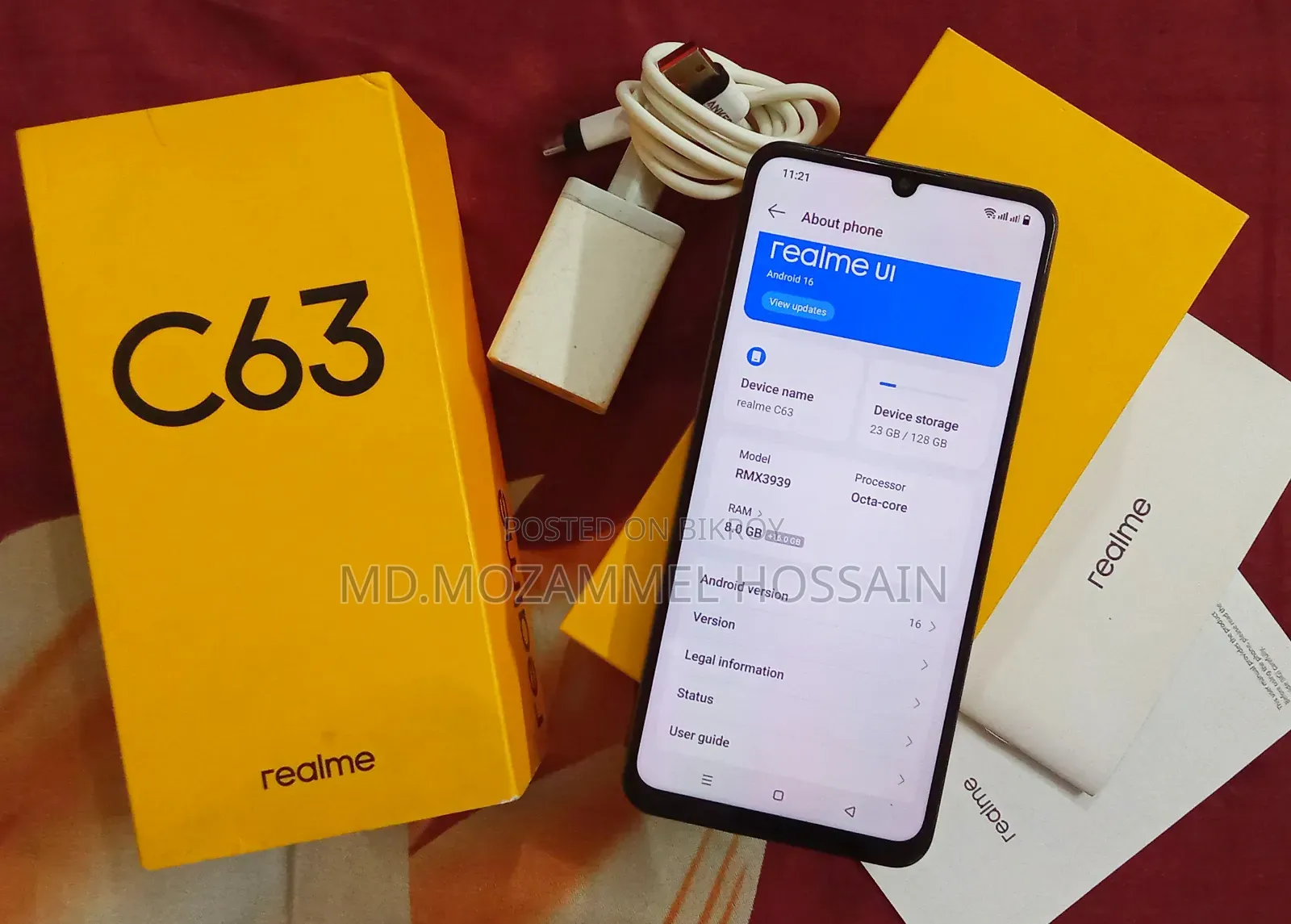 Realme C63 128 GB Blue