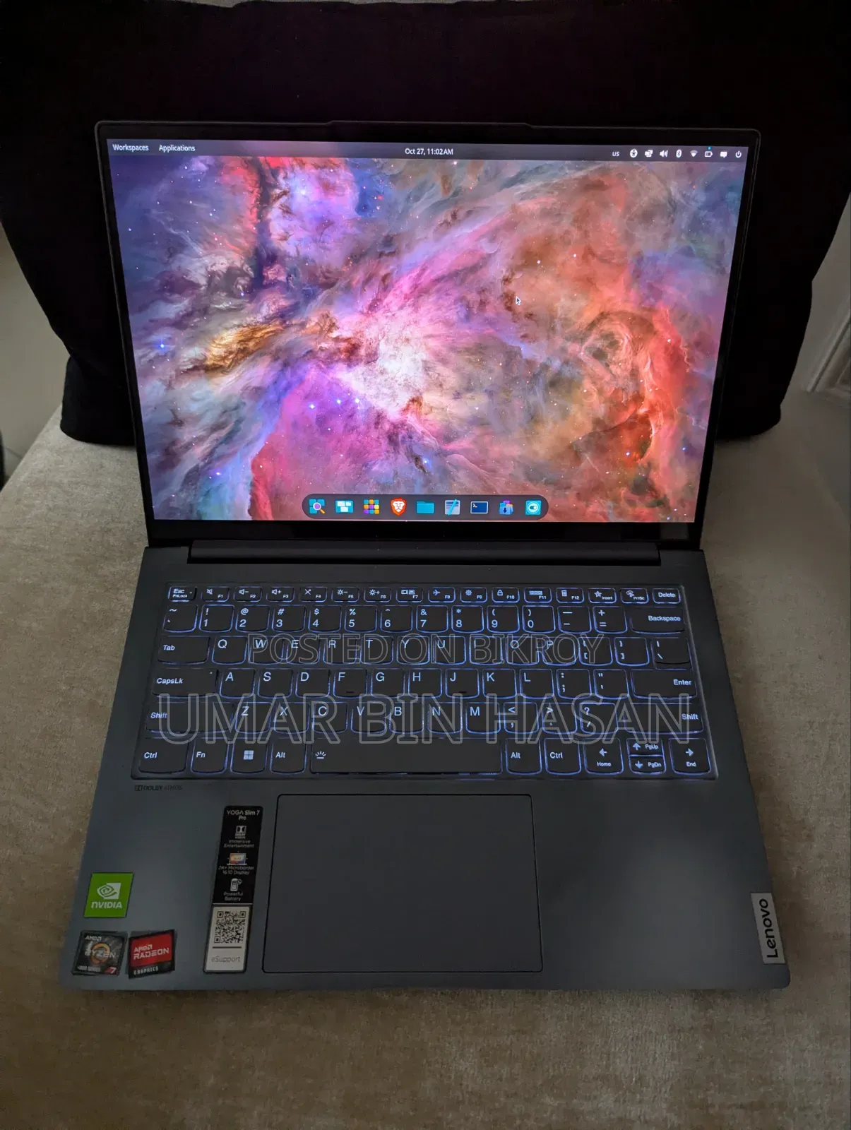 Lenovo Laptop 16GB AMD Ryzen 7 SSD 512GB