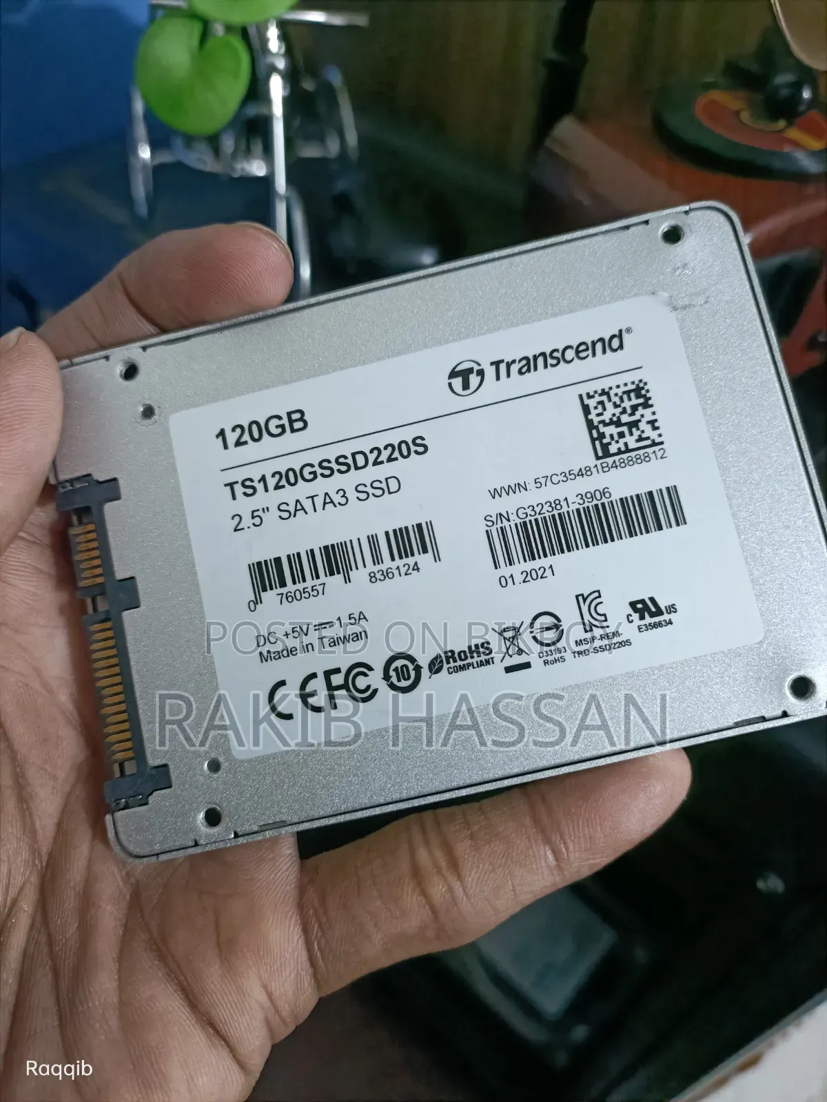 Transcend SSD 120 GB SATA 3