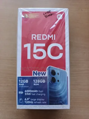Xiaomi Redmi 15C 128 GB Black